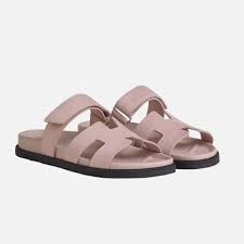 HERMES CHYPRE SANDAL LEATHER PINK