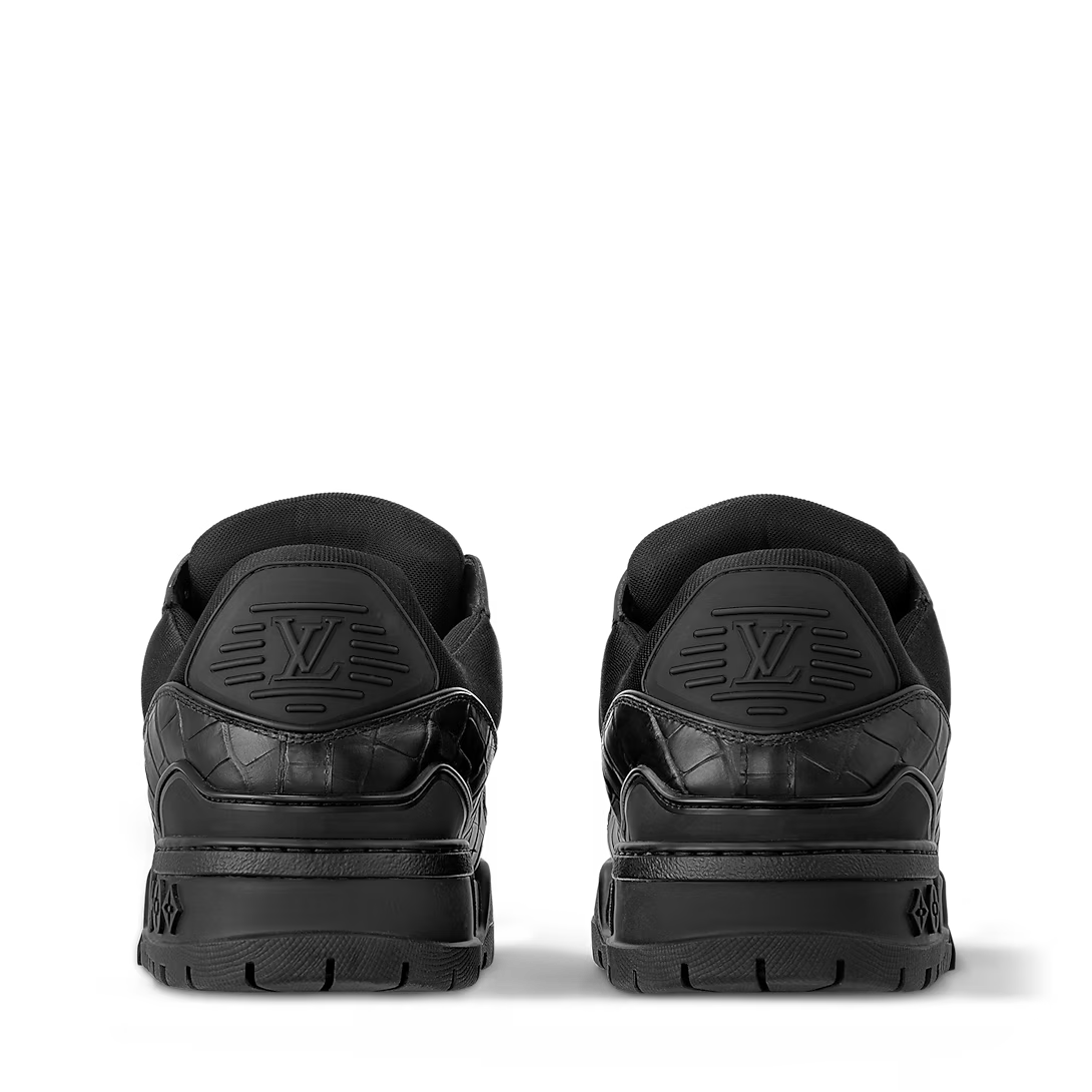 Louis Vuitton Black Monochrome Louis Vuitton LV Trainer Black/Black