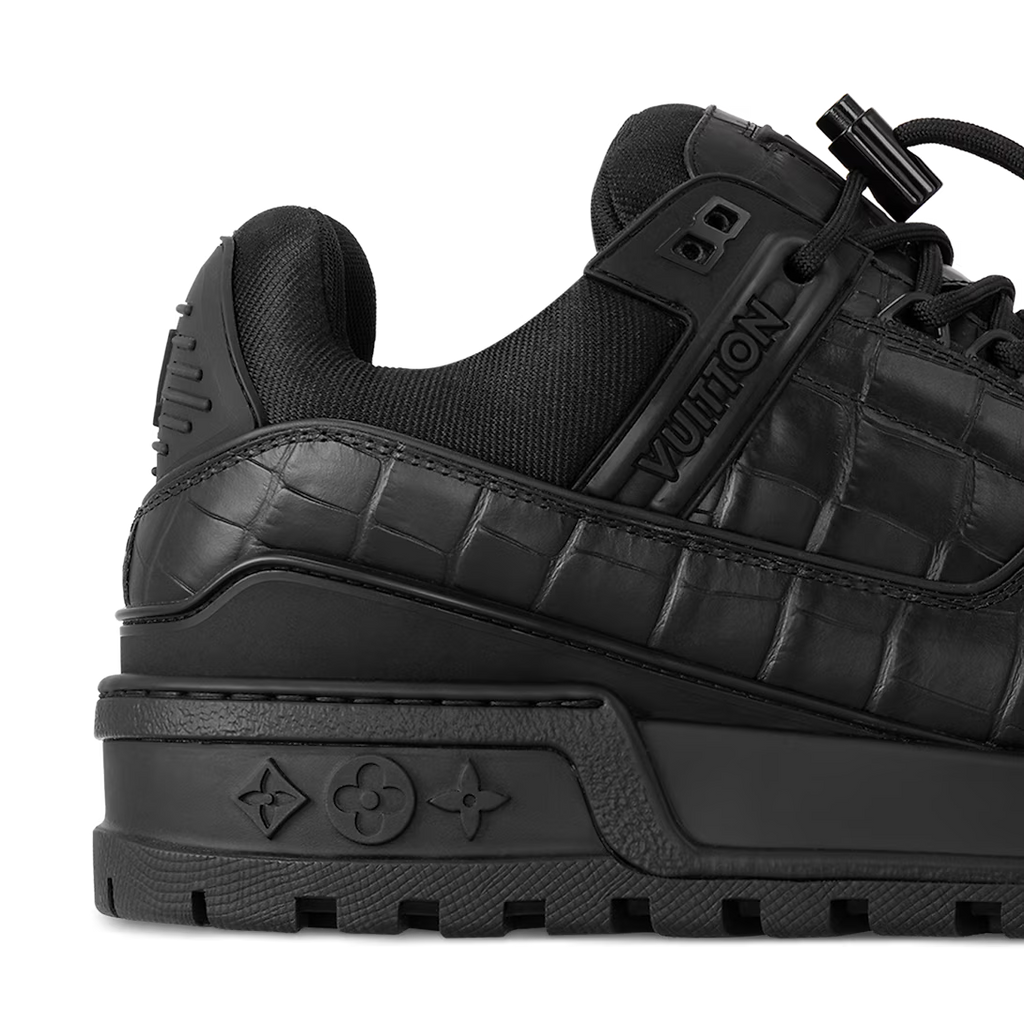 Louis Vuitton Black Monochrome Louis Vuitton LV Trainer Black/Black