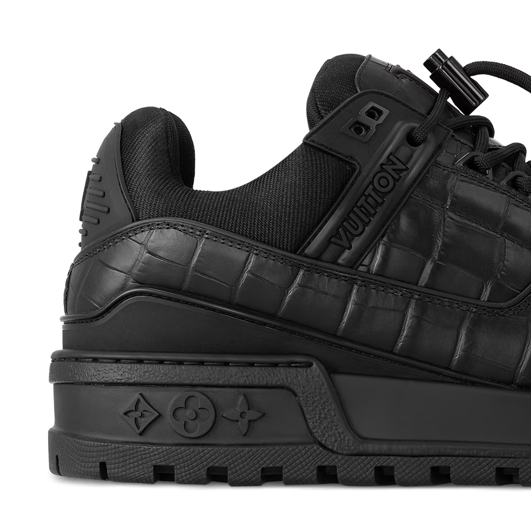 Louis Vuitton Black Monochrome Louis Vuitton LV Trainer Black/Black