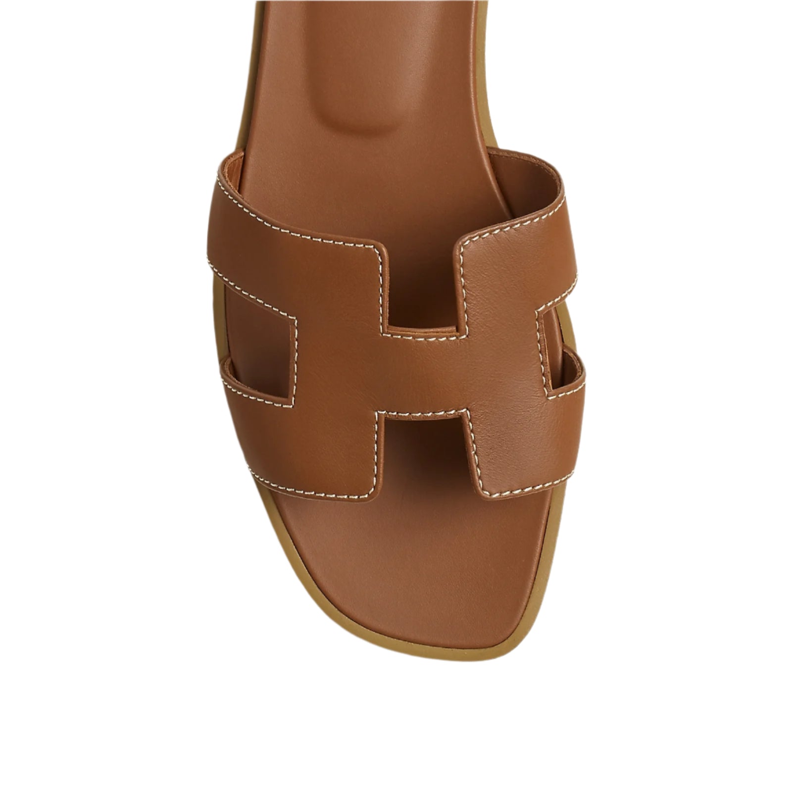 Hermes Oran sandals brown