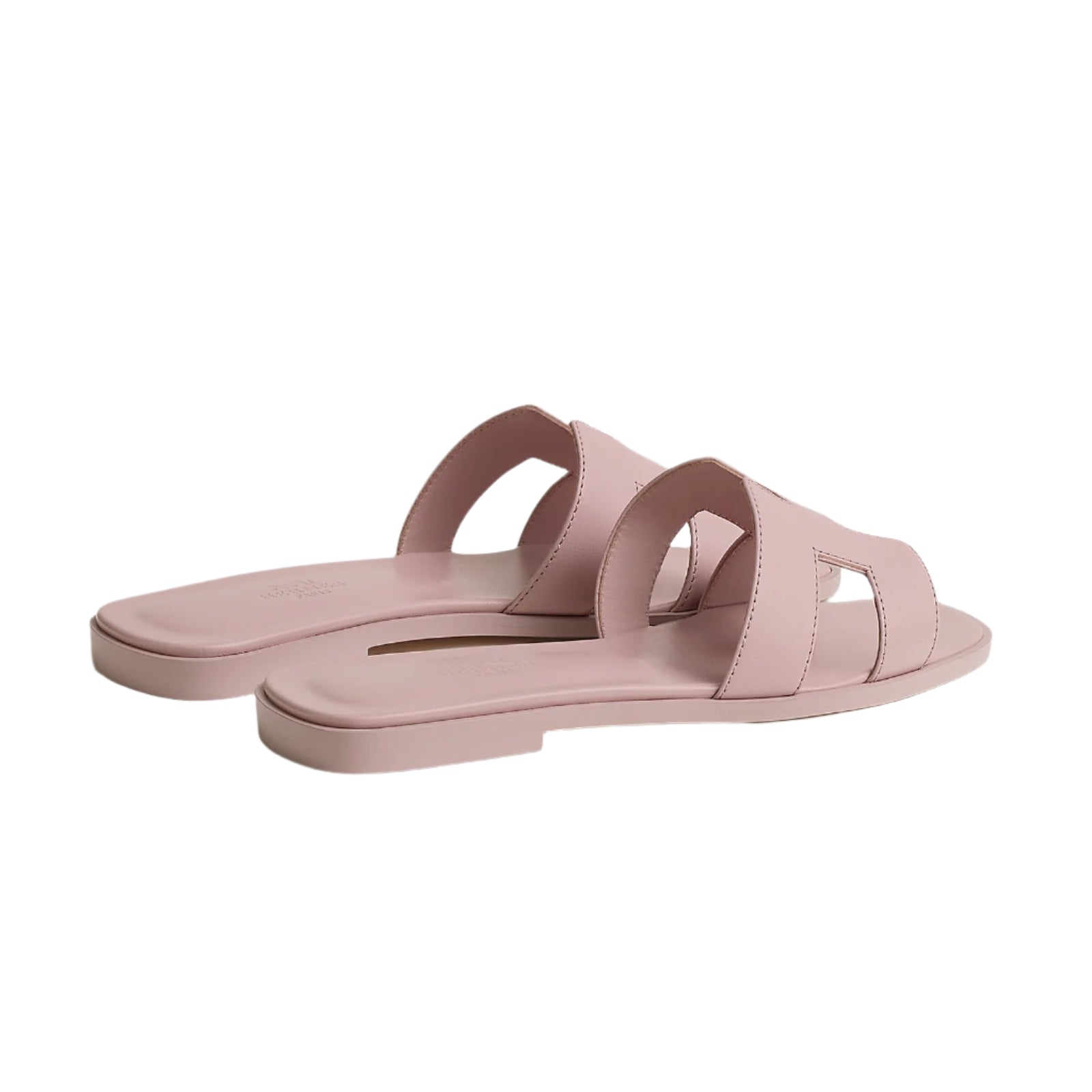 Hermes Oran sandals pink