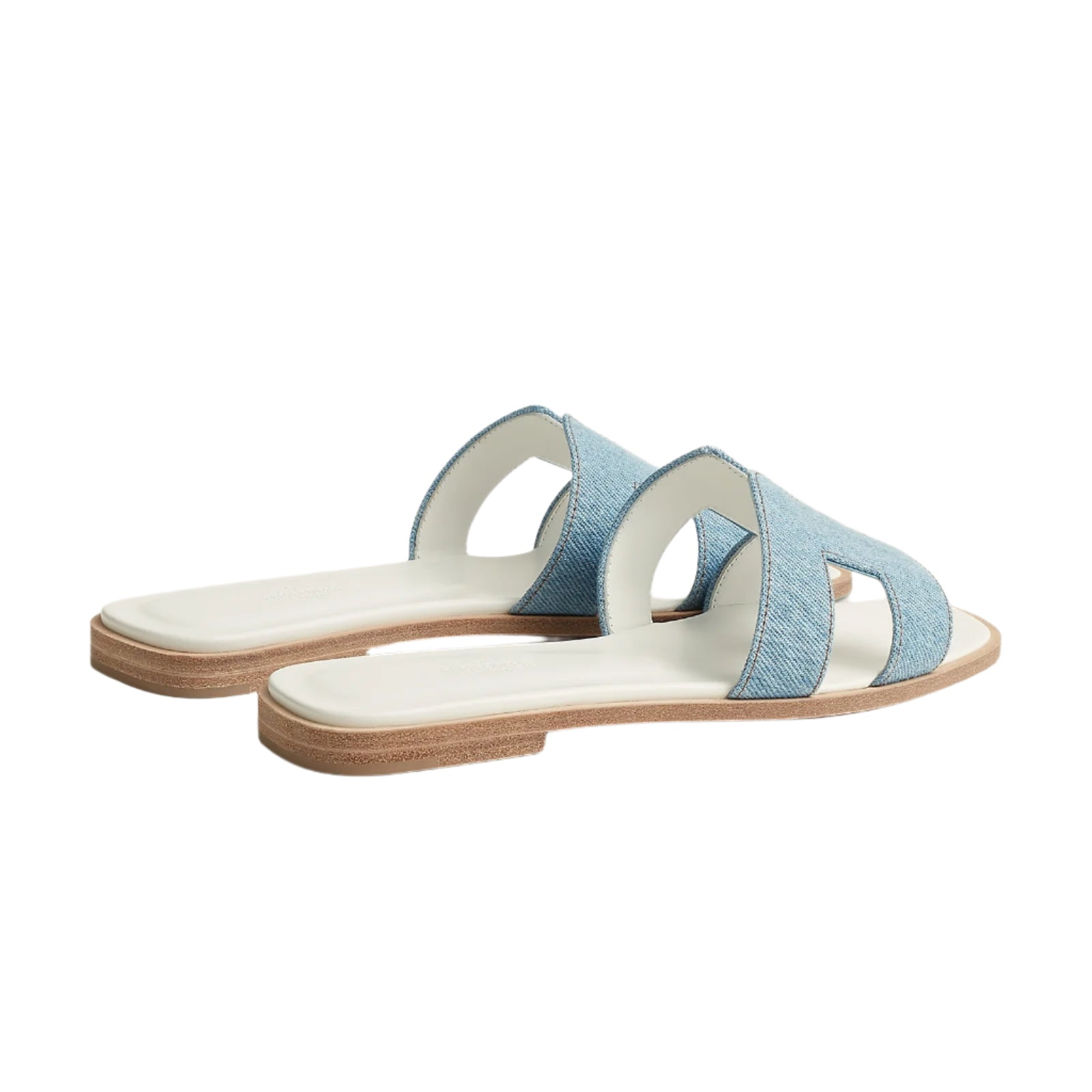 Hermes Oran sandals blue