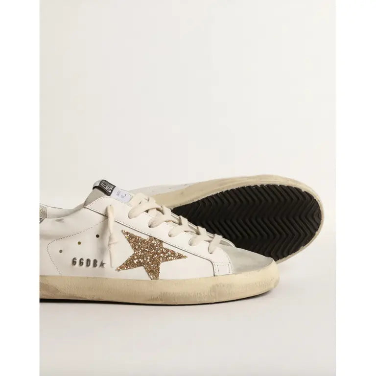 Golden Goose Superstar leather trainers Never worn  White, Leather