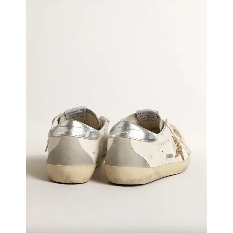 Golden Goose Superstar leather trainers Never worn  White, Leather